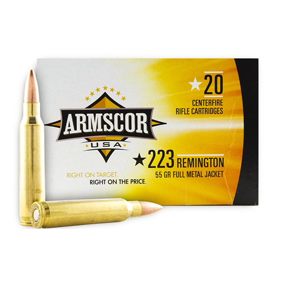 ARMSCOR AMMO 223REM 55GR VMAX 20/50 - Sale